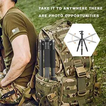 YESSBON ZOMEI Carbon Fiber Tripod for Travel Photography