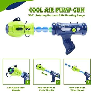 EagleStone Movable Dinosaur Shooting Toys for Kids,Electronic Target Shooting Games with 2 Pump Gun,48 Balls Party Favor Toys with Score Record, LED & Sound, Dino Toys Gift for Boys and Girls