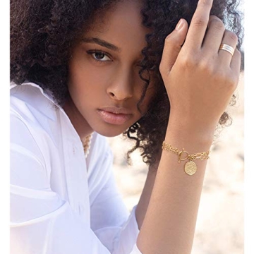 Elegant PEARLADA Gold Chain Bracelet for Her - Gift Ready