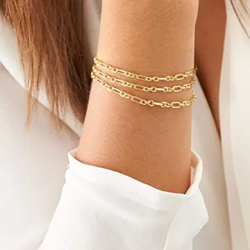 Elegant PEARLADA Gold Chain Bracelet for Her - Gift Ready