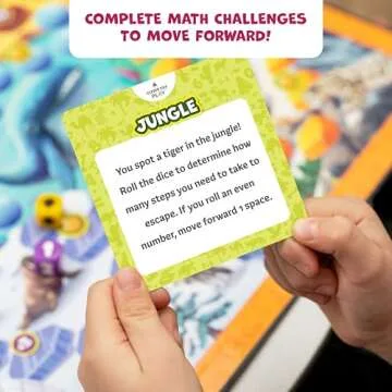 Number Hunter – Fun Math Board Game for Kids – Addition & Subtraction Learning Game – STEM Educational Game for Kindergarten & Elementary – Homeschool & Classroom Toy for 5-10 Year Olds