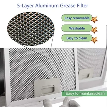 Tieasy 36 Inch Island Range Hood Elegant & Powerful