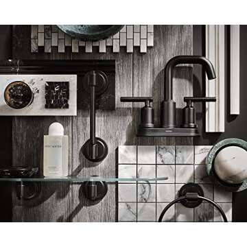 Moen Gibson Matte Black High Arc Bathroom Faucet Review