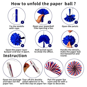 26Pcs 4th of July Decorations - Love USA Banner Set