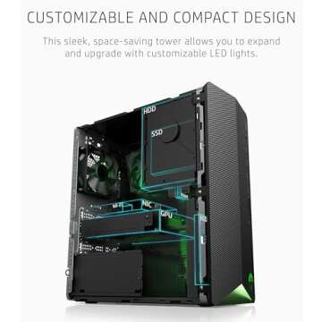 HP Pavilion Desktop i7-11700F, 32GB RAM, 1TB SSD