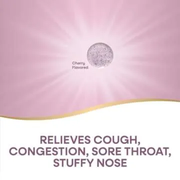 Nature's Way Cold Relief, Umcka, Shortens Duration and Reduces Severity, Multi-Symptom Cold Relief, Homeopathic, Phenylephrine Free, Cherry Flavored, 20 Chewable Tablets (Packaging May Vary)