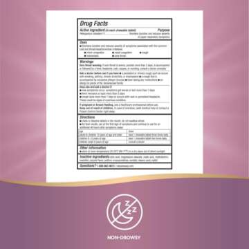 Nature's Way Cold Relief, Umcka, Shortens Duration and Reduces Severity, Multi-Symptom Cold Relief, Homeopathic, Phenylephrine Free, Cherry Flavored, 20 Chewable Tablets (Packaging May Vary)