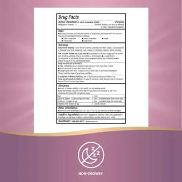 Nature's Way Cold Relief, Umcka, Shortens Duration and Reduces Severity, Multi-Symptom Cold Relief, Homeopathic, Phenylephrine Free, Cherry Flavored, 20 Chewable Tablets (Packaging May Vary)