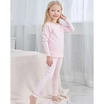 Cozy Toddler Winter Pajamas Girls 3T Pink Stripes