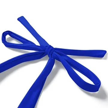 RUUHEE Women Criss Cross High Waisted String Floral Printed 2 Piece Bathing Suits