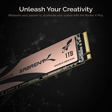 SABRENT 1TB Rocket 4 Plus NVMe SSD for Extreme Performance
