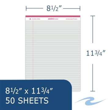 Roaring Spring Eco-Friendly Recycled Legal Pads - 6 Pack Assorted Colors