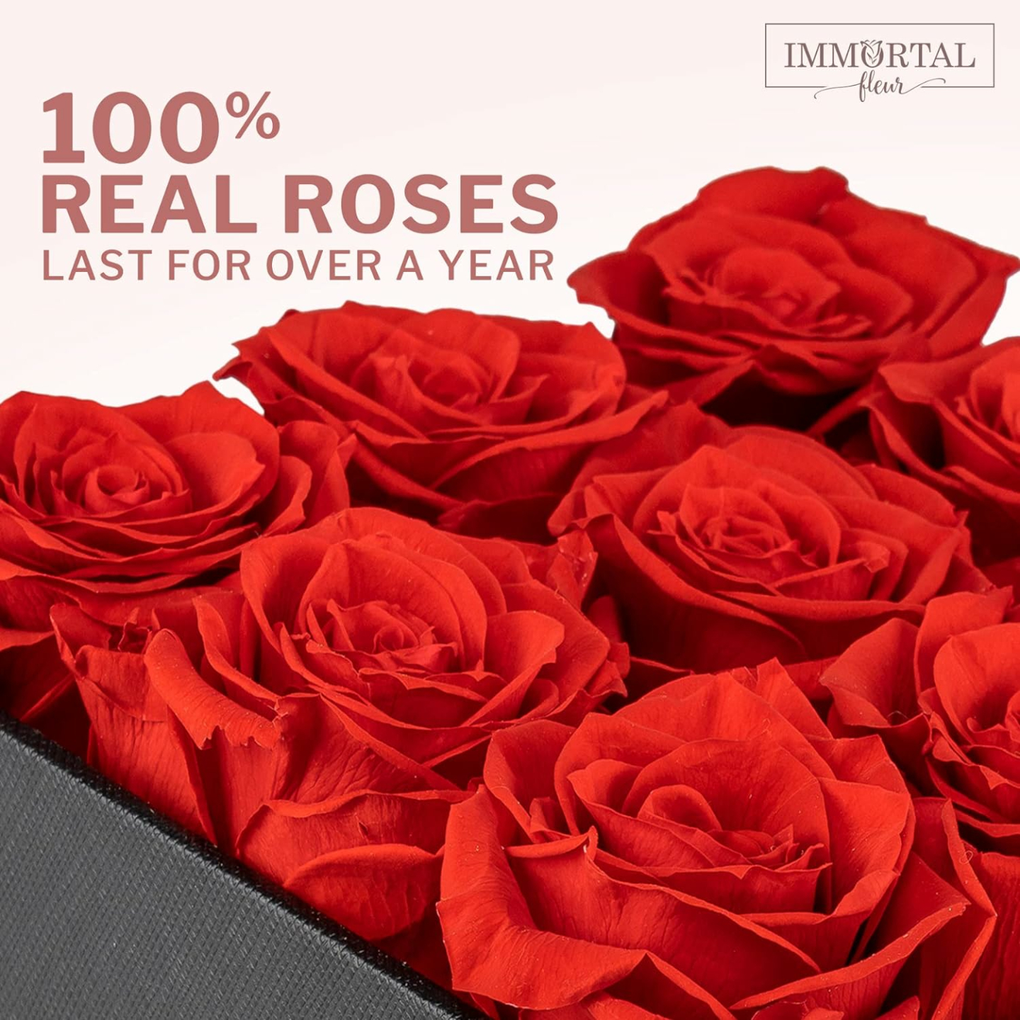 Immortal Fleur Preserved Roses Gift Box
