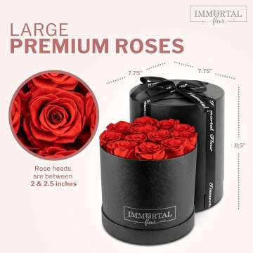 Immortal Fleur Preserved Roses Gift Box