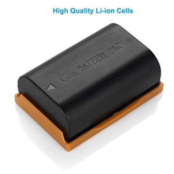 Powerextra LP-E6N Battery 2-Pack for Canon Cameras