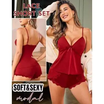 Avidlove Sexy Women's Cami and Shorts Pajama Set