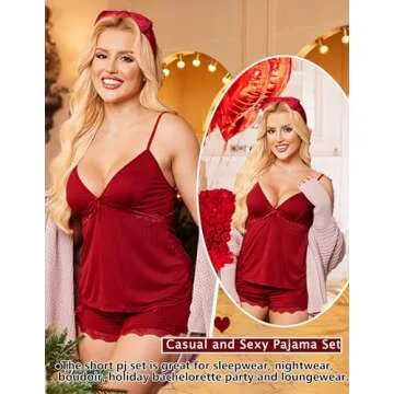 Avidlove Sexy Women's Cami and Shorts Pajama Set
