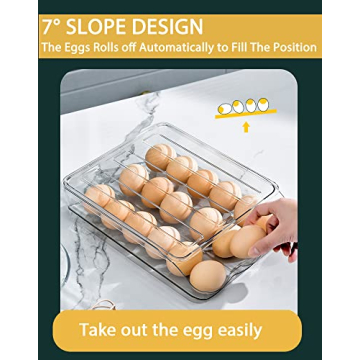 Large Capacity Egg Holder for Refrigerator - 36 Egg Storage