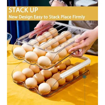 Large Capacity Egg Holder for Refrigerator - 36 Egg Storage