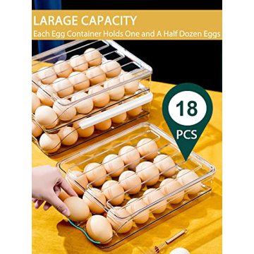 Large Capacity Egg Holder for Refrigerator - 36 Egg Storage