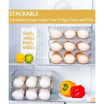 Large Capacity Egg Holder for Refrigerator - 36 Egg Storage