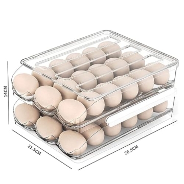 Large Capacity Egg Holder for Refrigerator - 36 Egg Storage