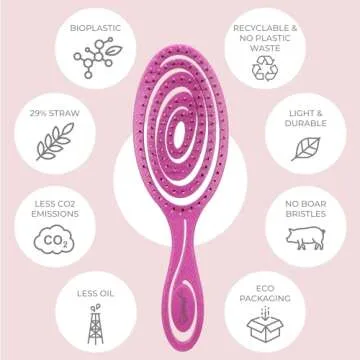 Ninabella Detangling Hair Brush - Eco-Friendly & Pain-Free