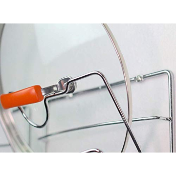 Simple Houseware Wall Door Pot Lid Rack for Kitchen
