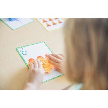 Educational Insights Playfoam Shape & Learn Numbers Set with Flash Cards for Preschoolers