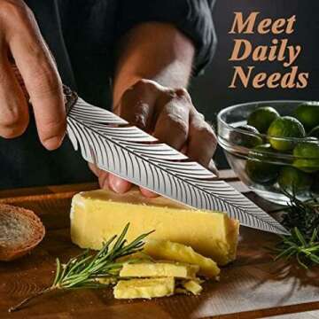 Japanese Viking Feather Knives - Camping & BBQ Set