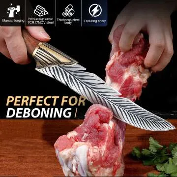 Japanese Viking Feather Knives - Camping & BBQ Set