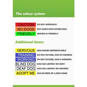 Nervous Yellow Dog Collar for Safe Social Interactions