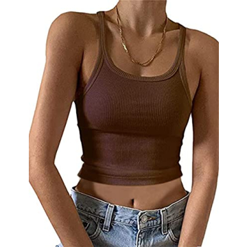 KAMISSY Women's Sleeveless Crop Tank Top for Stylish Comfort