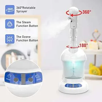 Kingsteam Facial Steamer for Home Spa Transformation