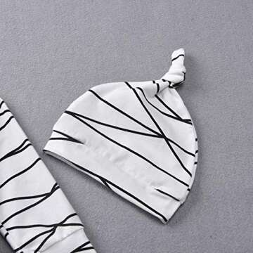 Aalizzwell Toddler Baby Halloween Romper Pants Set for Kids Funny (Mummy Romper, 12-18 Months)