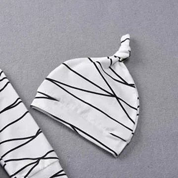 Aalizzwell Toddler Baby Halloween Romper Pants Set for Kids Funny (Mummy Romper, 12-18 Months)