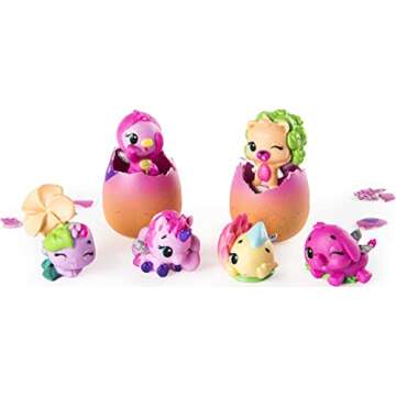 Hatchimals CollEGGtibles, Hatch and Seek 6 Pack Easter Egg Carton with Hatchimals CollEGGtibles, Amazon Exclusive, for Ages 5 and Up