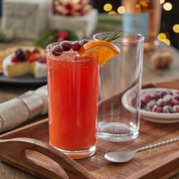 US Acrylic Classic Clear Plastic Reusable Drinking Glasses (Set of 6) 16oz Water Cups | BPA-Free Tumblers, Made in USA | Top-Rack Dishwasher Safe