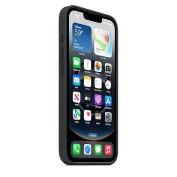 Apple Black Silicone Case for iPhone 16e - Sustainable Protection