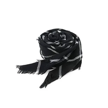 Cozy Women's Plaid Scarf - Soft, Stylish & Oversized Wrap