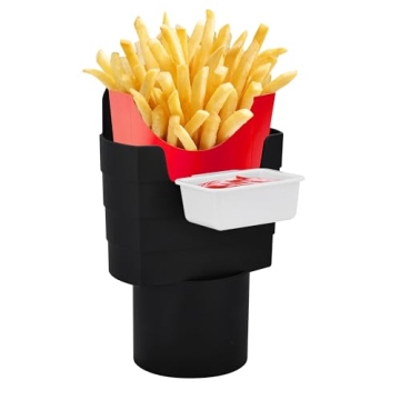 iSaddle French Fry Cup Holder Vehicle Snack Organizer