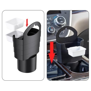 iSaddle French Fry Cup Holder Vehicle Snack Organizer