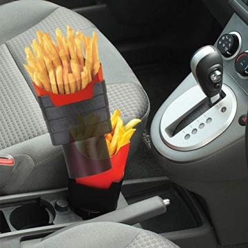 iSaddle French Fry Cup Holder Vehicle Snack Organizer