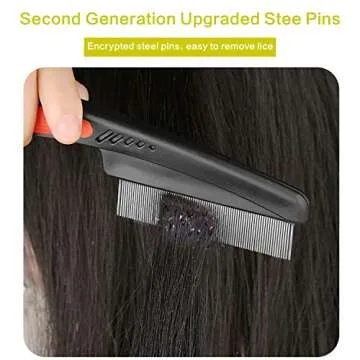 Trism Stainless Steel Dandruff Comb for Adults and Kids