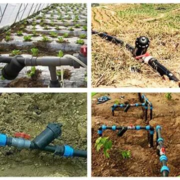 Estink Irrigation Filter: 3/4in Stainless Steel Screen Y Water Filter Strainer