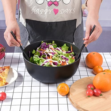 Eco-Friendly LOVYANXUE Bamboo Salad Bowl Set - Large 9.8in