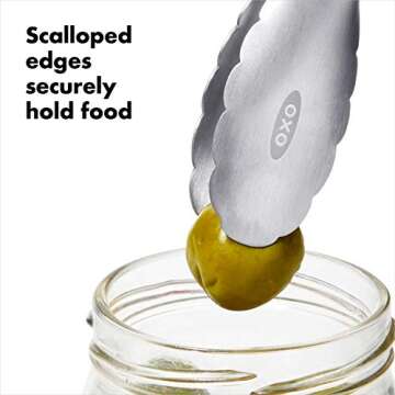 OXO Good Grips 7-Inch Mini Tongs for Effortless Cooking