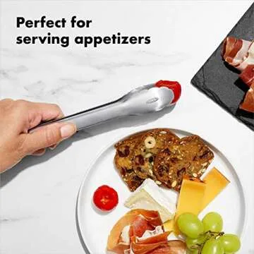 OXO Good Grips 7-Inch Mini Tongs for Effortless Cooking
