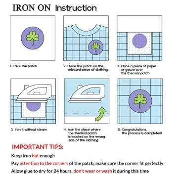 Harsgs Cute Embroidered Iron on Patches - 20 Pack