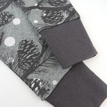 HonestBaby 4 Piece Organic Cotton Pajamas Set for Kids